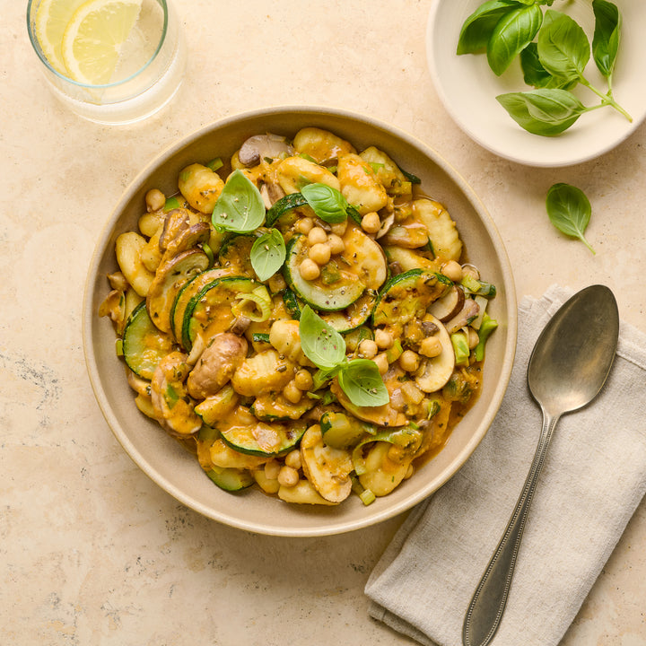 Lemon Zucchini Gnocchi