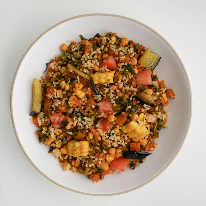 Cajun Bulgur Pilaf